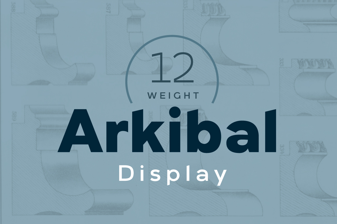 Arkibal Display: A Versatile Typeface for Impactful Design