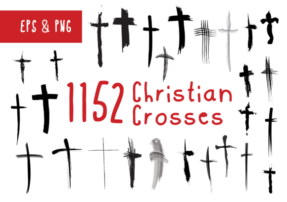 Exploring the Depth and Diversity of 1152 Christian Crosses Religious Symbols