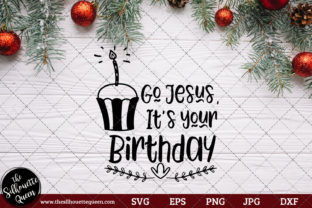 Go Jesus It s Your Birthday Saying in Modern Design