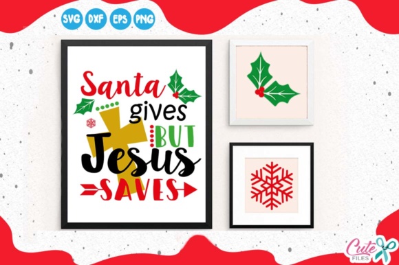 Santa Gives but Jesus Saves: Understanding the Contrast at Christmas
